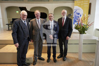 Thomas Müller-Bahlke, Olaf Zimmermann, Gunnar Schellenberger und Rainer Robra im Freylinghausen-Saal