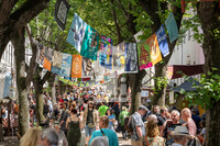 Atmosphäre im Lindenhof zum Lindenblütenfest