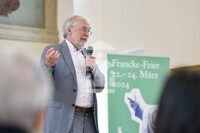 Gerald Hüther bei der Eröffnung des Jahresprogramms 2024