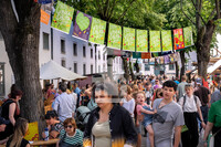 Atmosphäre im Lindenhof zum Lindenblütenfest