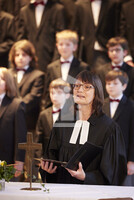 Stiftungspfarrerin Gabriele Zander bei der Motette