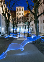 Der illuminierte Lindenhof