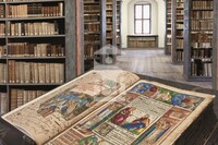 Böhmische Bibel in der Kulissenbibliothek