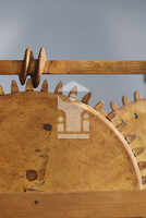 Zahnräder eines Holzmodells aus der Kunst- und Naturalienkammer