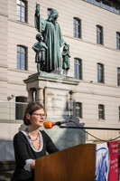 Festrede von Silke Berndsen am Francke-Denkmal zur Francke-Feier 2025