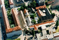 Luftbild der Franckeschen Stiftungen