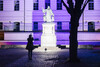 Das illuminierte Francke-Denkmal